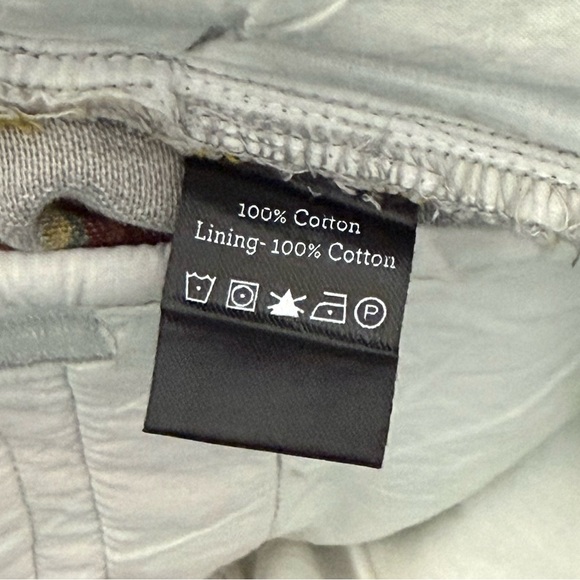 NWT LE SUPERBE Rainbow Serape Stripe Cotton Mid Rise Knee Length Bermuda Short 4 - Picture 7 of 7